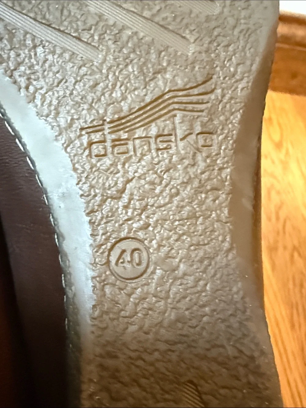 Dansko Liliana Nubuck Leather Wedge Loafer Removable Contoured FB EU40 US 9.5-10